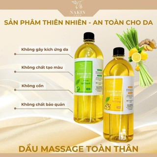 Dầu massage sả chanh 1L