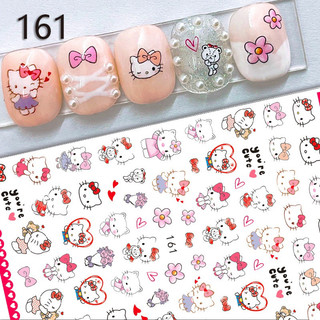 Sticker chuột Mickey-mèo Hello Kitty trang trí móng tay