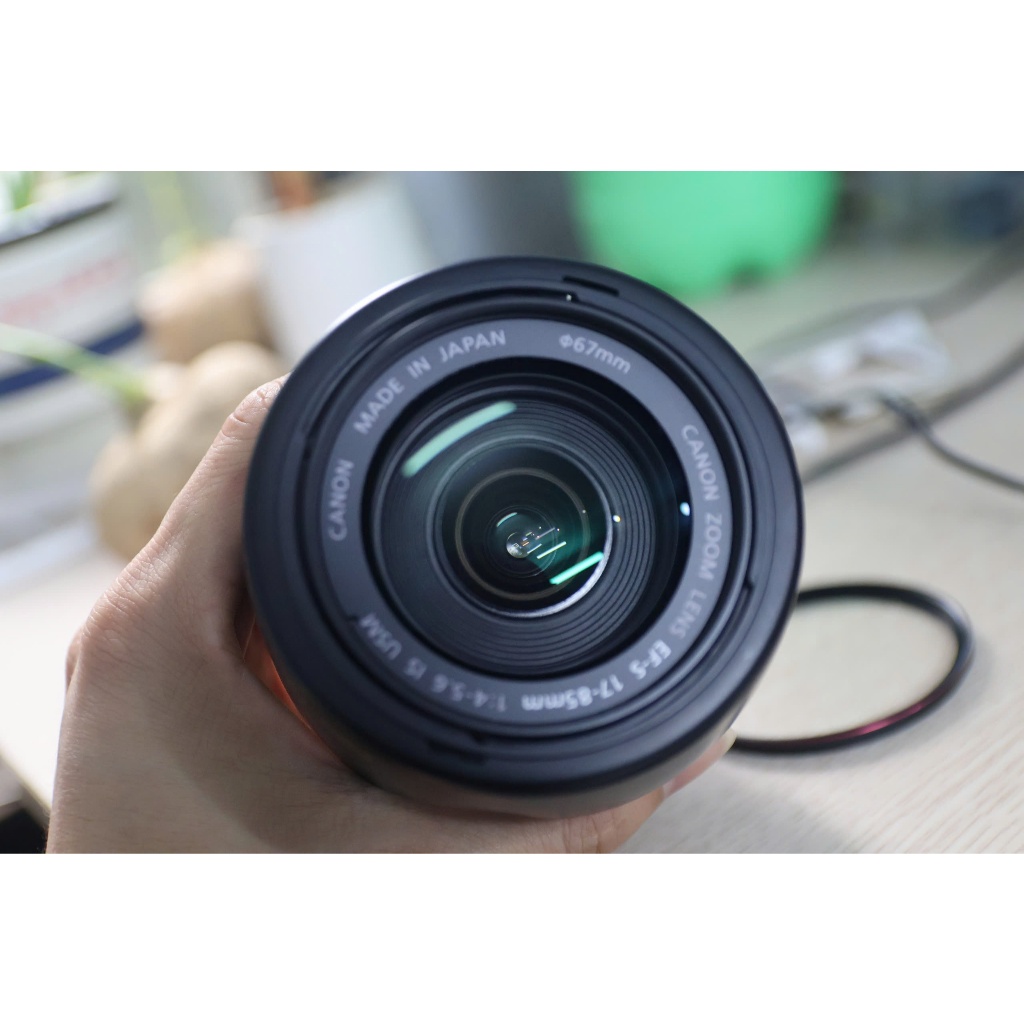 ống kính Canon 17-85mm như mới hoàn toàn - canon crop ef-s (lens đẹp  có sẵn) - Lens máy ảnh