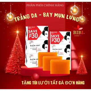 [CHÍNH HÃNG - Full VAT] Sét 3 Xà Bông Tắm Trắng, Giảm Mụn Lưng Kojie San Philippine 300g