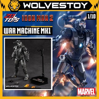 Mô Hình ZD Toys Marvel Iron Man 2 War Machine Mark 1 (MK1) 1/10 Action Figure