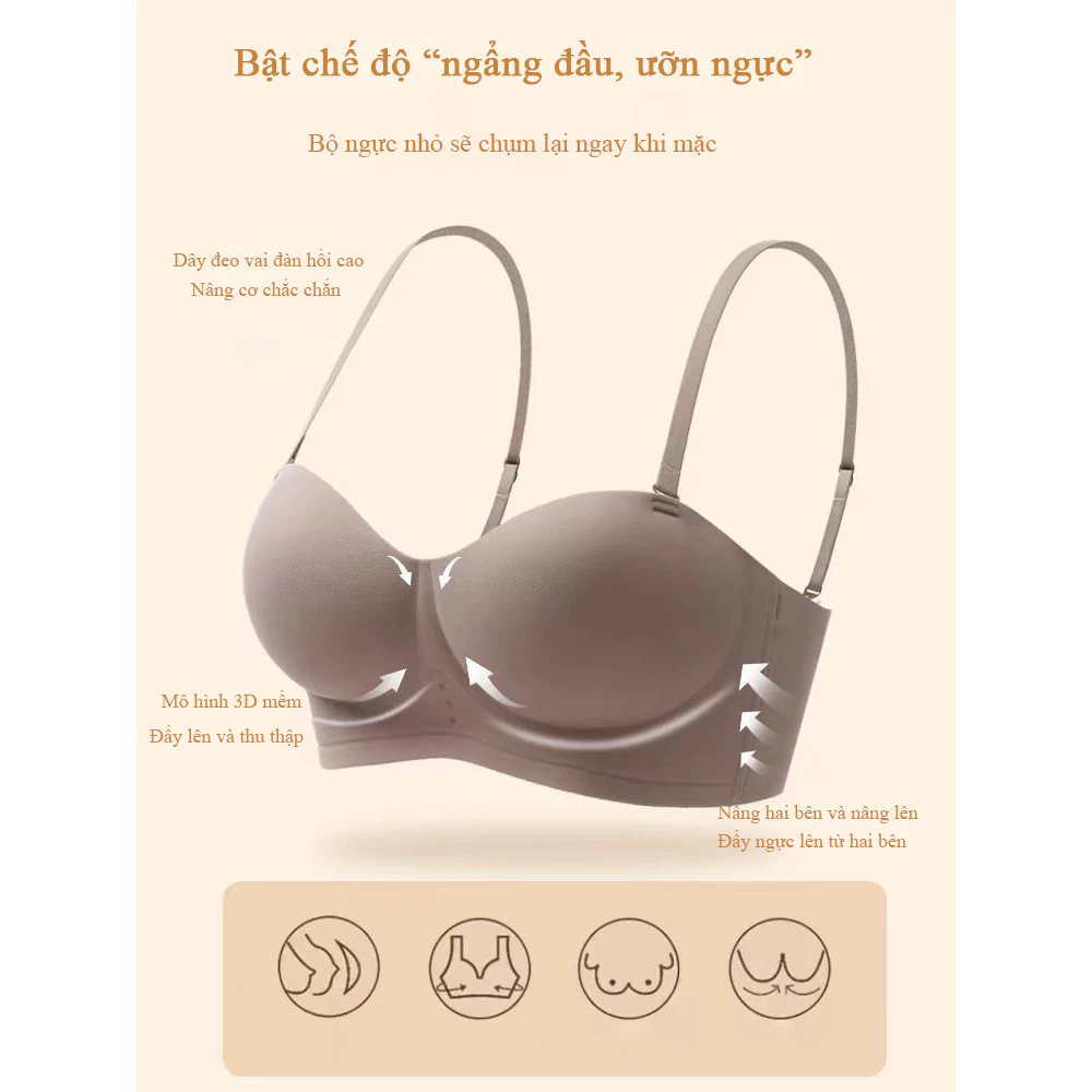 áo bra nữ áo ngực cài trước  áo lót nữ nâng ngực không gọng  nâng ngực áo bra có mút ngự cáo hở ngực  áo bra không dây | BigBuy360 - bigbuy360.vn