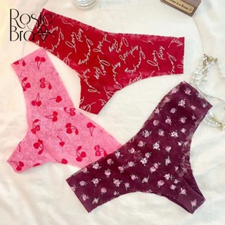  Quần Lót Nữ Lọt Khe Chữ T Ren Mềm Không Hằn Không Lộ Viền Hoa Nhí Cao Cấp P239 