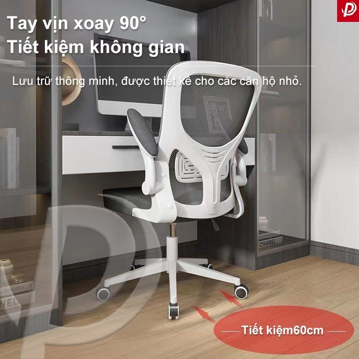 Ghế Xoay Văn Phòng Lưới Cao Cấp Chống Mỏi Lưng Xoay 360 Độ Lưng Cong Học Tập Làm Việc | BigBuy360 - bigbuy360.vn
