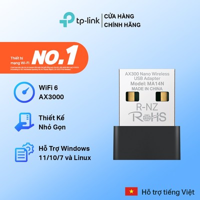 USB Wi-Fi Nano AX300 Mercusys MA14N – Kết Nối Wi-Fi Tốc Độ Cao Trong Tầm Tay