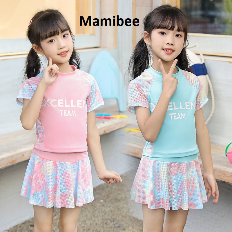 Đồ Bơi cho bé gái, Bộ đồ bơi 2 mảnh cho bé gái từ 3-8 tuổi
