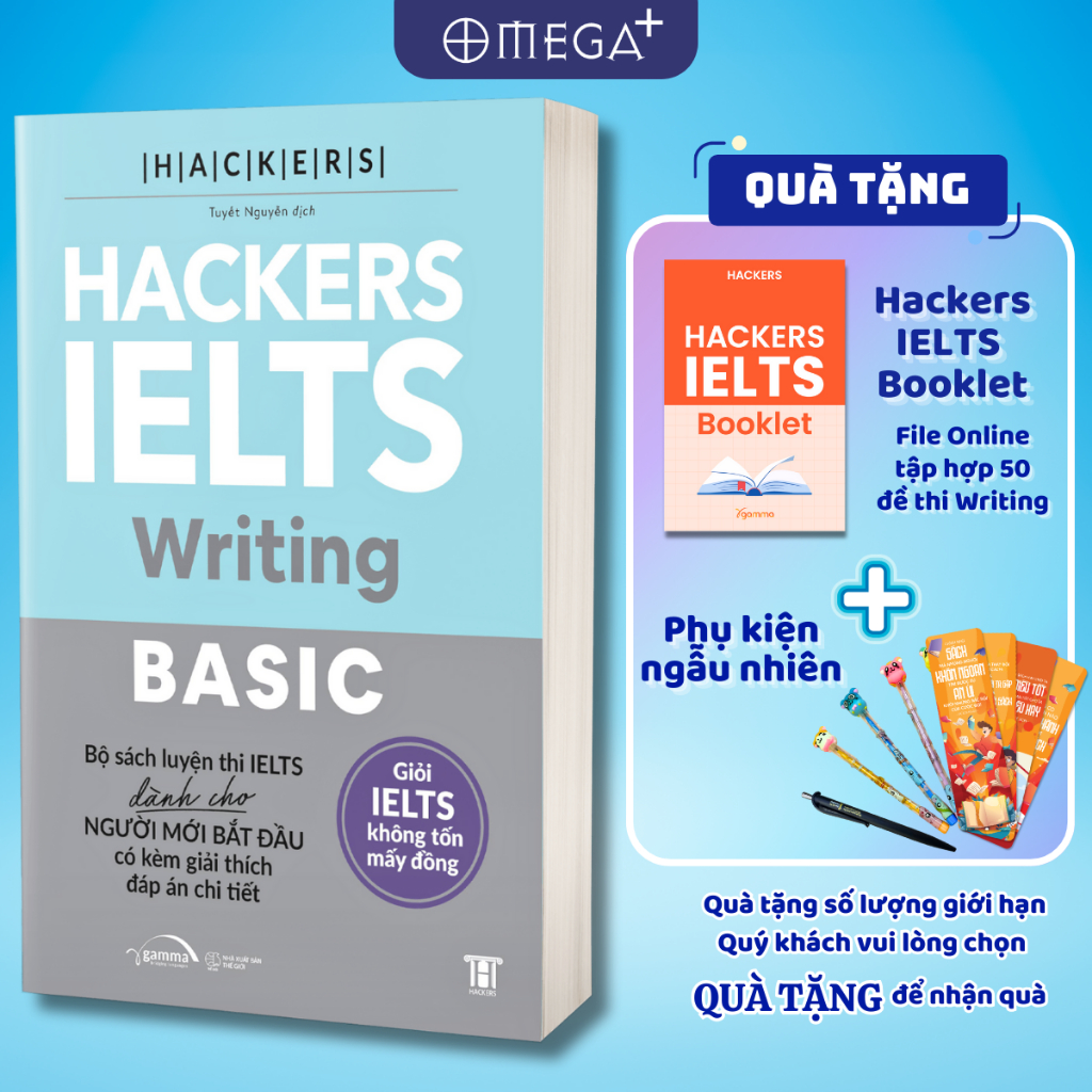 Sách Vững Nền Tảng Bứt Phá 7.0 IELTS: Hackers IELTS Basic Writing