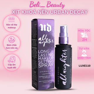 Xịt khoá nền 𝙐𝙧𝙗𝙖𝙣 𝘿𝙚𝙘𝙖𝙮 giữ lớp make up lâu trôi, cố định lớp trang điểm bên màu suốt 16 giờ - LUXE110