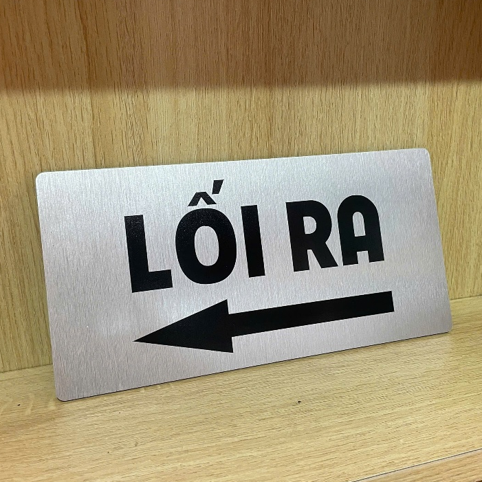 Biển decor chỉ dẫn, lối ra, lối vào, vui lòng gõ cửa, Ra vào nhớ đóng cửa,Vui lòng bỏ giầy dép,Vui l