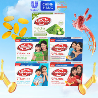 Bánh Xà Phòng Lifebuoy Vitamin+ Bảo Vệ Khỏi 99.9% Vi Khuẩn - 90G