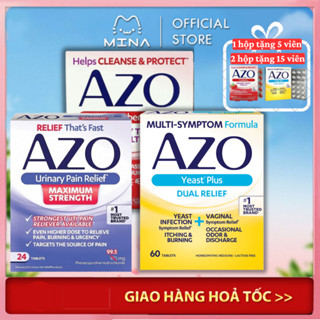  Viên uống AZO YEAST PLUS   AZO đỏ Cranberry Urinary Health- hỗ trợ các vấn đề PHỤ KHOA 