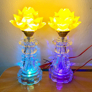 ([ SẴN - G]Hàng Loại 1) ĐÈN THỜ 1 BÔNG cao 30 cm  ( Có bán lẻ 1 chiếc)