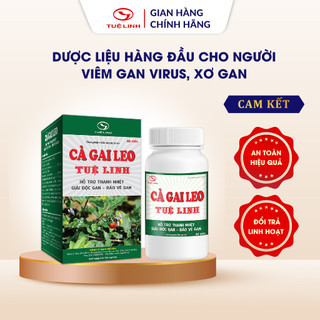  Cà Gai Leo Tuệ Linh  Chính hãng  - Giúp bảo vệ tăng cường chức năng gan giải độc gan - Hộp 60 viên 