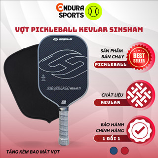Vợt Pickleball SINSHAM KEVLAR P1 16MM sợi KEVLAR bề mặt nhám độ đàn hồi cao siêu nhẹ siêu bền