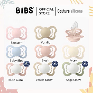 Ti giả Bibs couture núm vát silicon chống hô/vâu cho bé