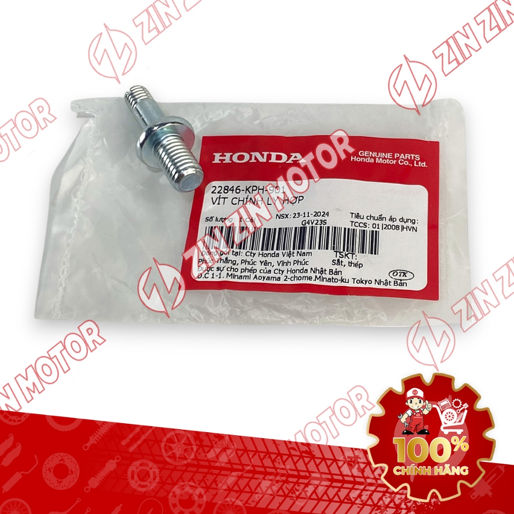 Vít, Ốc Chỉnh Côn Nồi Wave RSX 2019 2020 2021 2022 2023 22846-KPH-901 Chính Hãng - ZZM
