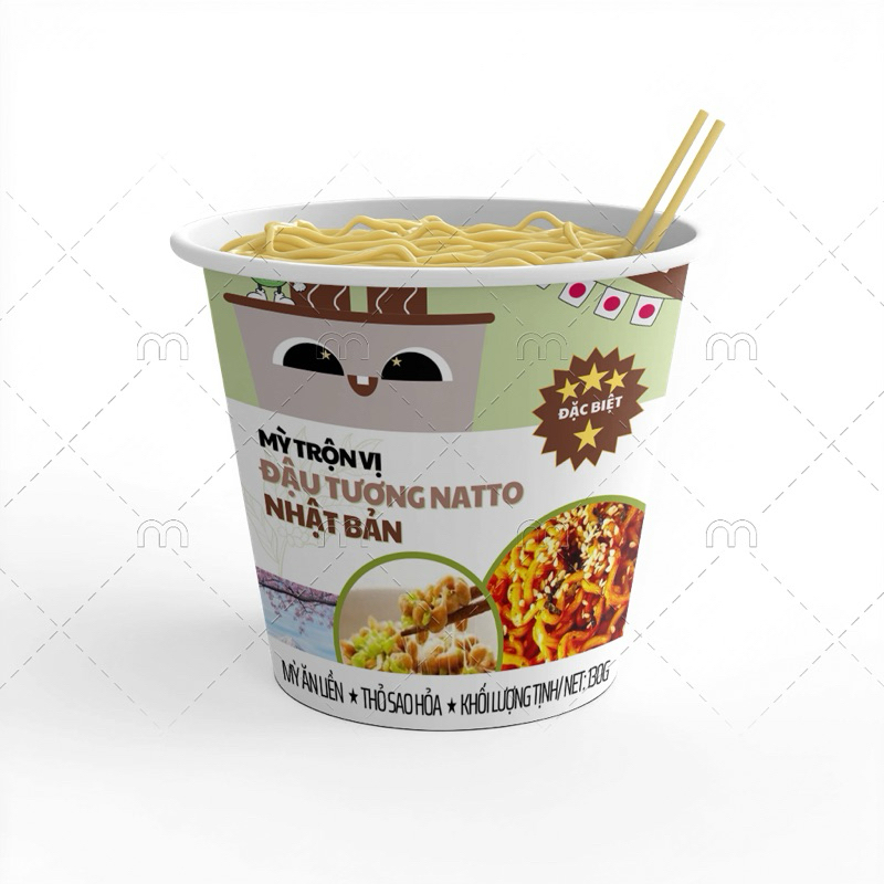 MỲ TÔ VỊ ĐẬU TƯƠNG NATTO NHẬT BẢN (130G)