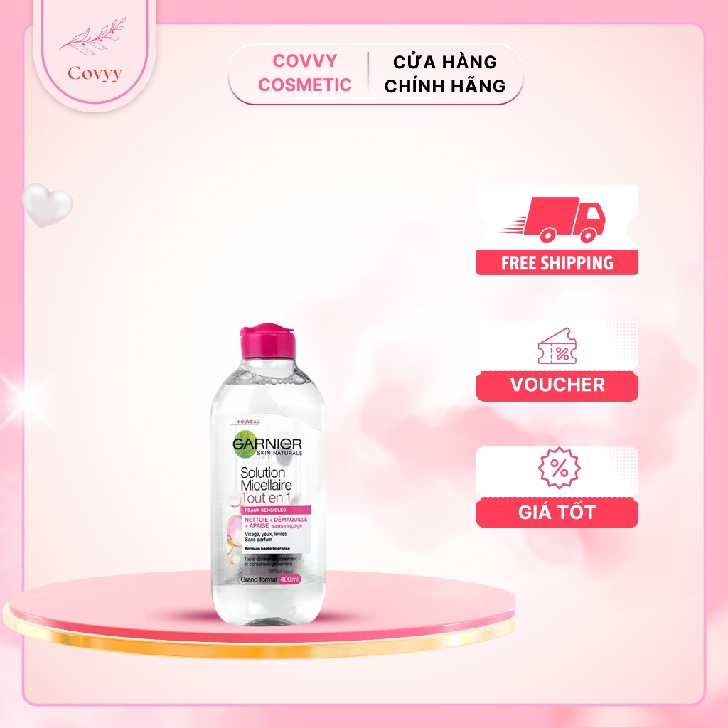 Tẩy trang GARNIER 🍓FREESHIP🍓 dành cho mọi làn da.