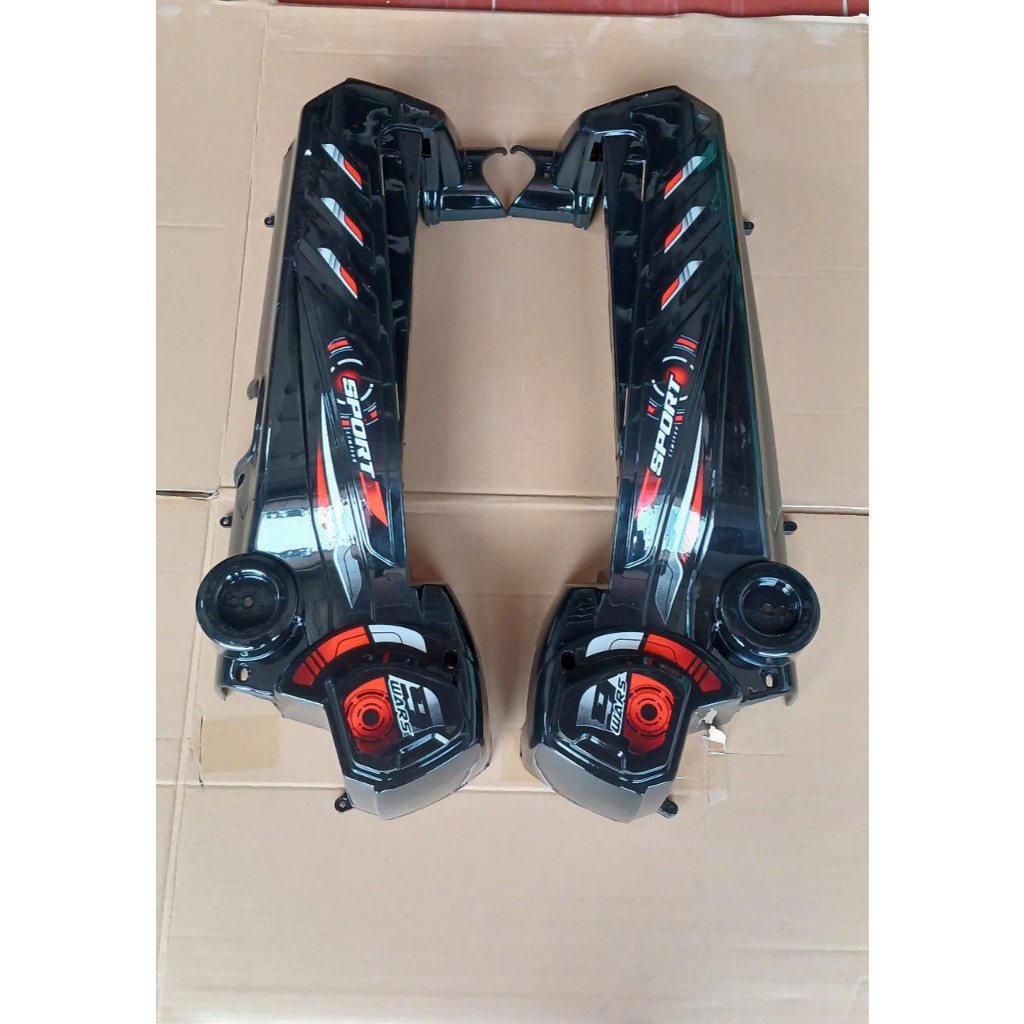 Ốp bình xe điện M133, quây bình xe điện m133, 12ah, 14ah- dùng cho xe điện M133 4 bình nhỏ( Quây TH)