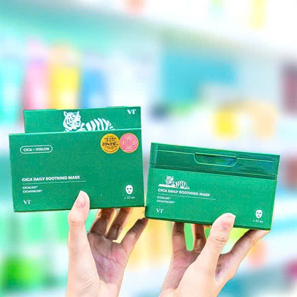 Mặt nạ VT Cosmetics daily mask sheet Cica hộp 30 miếng