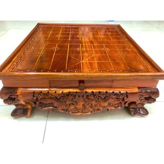 BỘ BÀN CỜ TƯỚNG GỖ GÕ [SIÊU PHẨM GỒM BÀN + QUÂN]