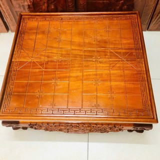 BỘ BÀN CỜ TƯỚNG GỖ GÕ [SIÊU PHẨM GỒM BÀN + QUÂN]