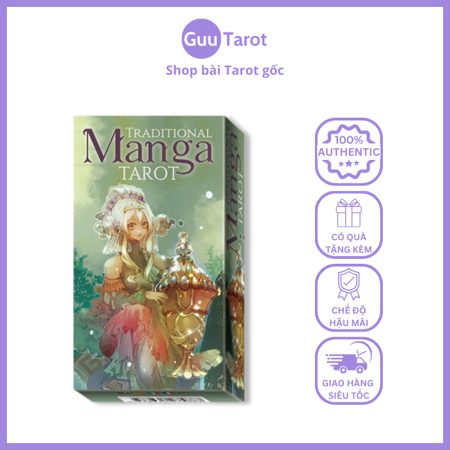 Bộ Bài Traditional Manga Tarot (Guu Tarot Shop)