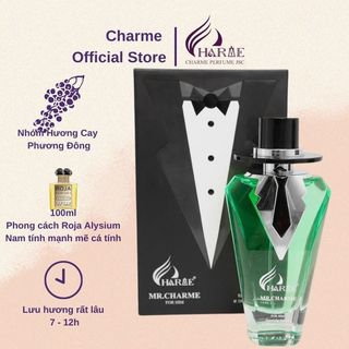 Nước hoa nam Charme Mr. Charme 100ml - 2025 lịch lãm nổi bật sang trọng