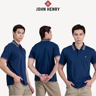 Áo Polo nam Tay ngắn John Henry,  chuẩn form, sang trọng, thanh lịch - KS24FH49C-SCCA