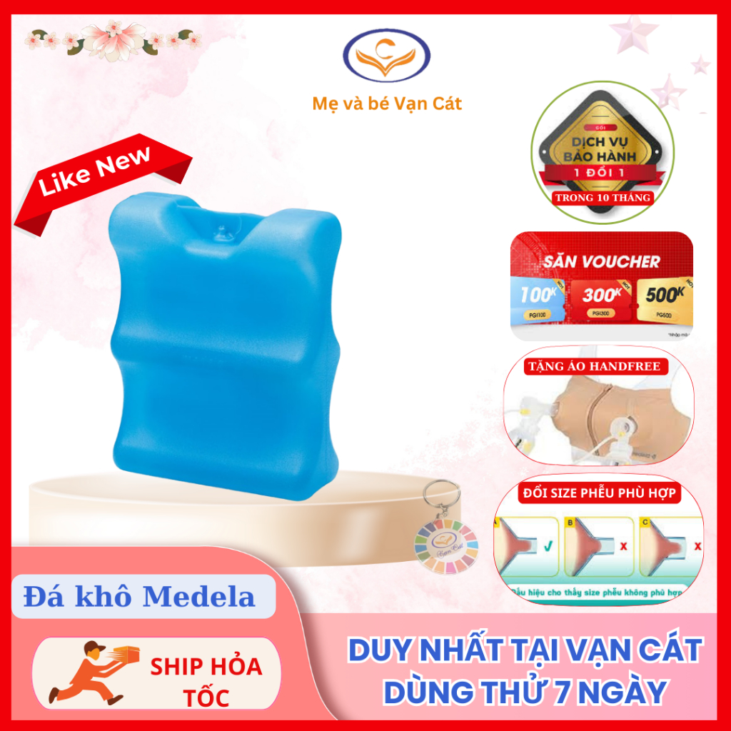 Đá khô like new 95% Medela không bao gồm túi