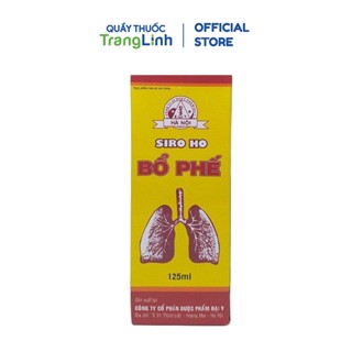 SIRO HO BỔ PHẾ 125ml- Bổ phế, hỗ trợ giảm ho, long đờm