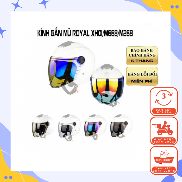 KÍNH THAY THẾ VÀ BỘ LÓT THAY THẾ ROYAL M268, ROYAL XH01, ROYAL M668, Royce XH01