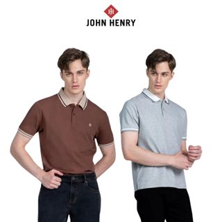 Áo Polo nam Tay ngắn John Henry,  chuẩn form, sang trọng, thanh lịch KS24FH70P - NEW SIZE 2025