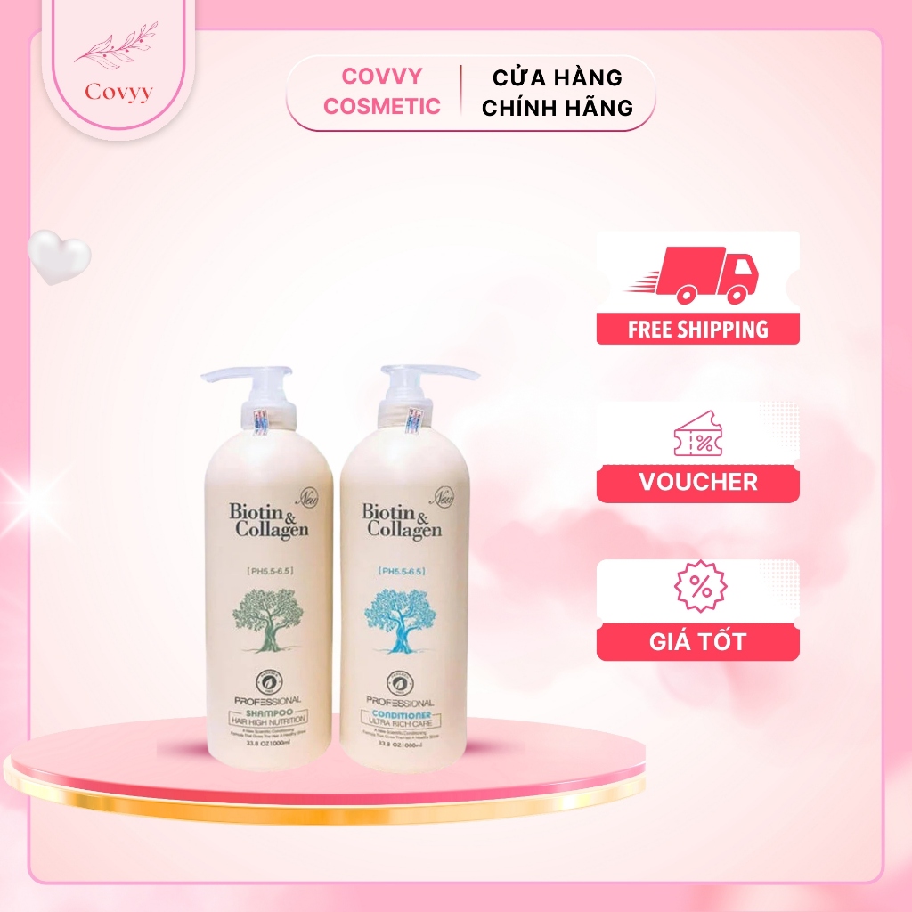 Cặp Dầu Gội Xả BIOTIN COLLAGEN