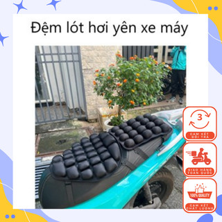    Hãng JFT Tặng bơm hơi  Đệm lót yên xe máy bơm hơi chống ê mông 100% 
