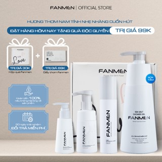 [COMBO QUÀ TẶNG CHO NAM] Trọn Bộ Sản Phẩm Chăm Sóc Da Và Vệ Sinh Nam Sữa Rửa Mặt Sữa Tắm Toner Và Bọt Vệ Sinh Fanmen