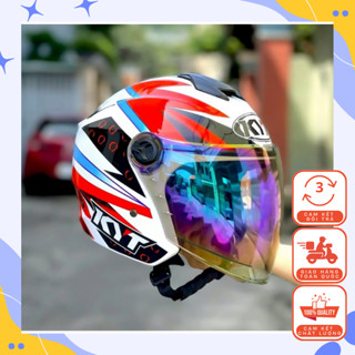 ( Tặng túi và tem KYT) Nón mũ bảo hiểm 3/4 1 kính Royal XH01 tem Dargon Boy chính hãng 2025