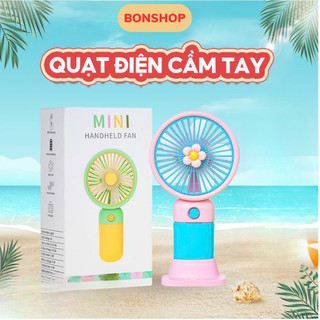  Quạt tích điện mini cầm tay Handheld Fan Bonshop 