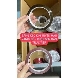 BĂNG KEO KIM TUYẾN DÁN HỘP