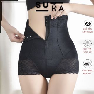  Quần Gen Định Hình Khoá Kéo Siết Lực 2055 Ôm Bụng Nâng Mông 