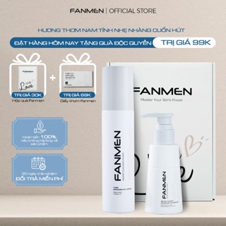 [COMBO QUÀ TẶNG CHO NAM] Bộ Chăm Sóc Da Mặt Fanmen Sữa Rửa Mặt Và Toner Sạch Sâu Dưỡng Ẩm Combo Đẹp Trai Quà Tặng Nam