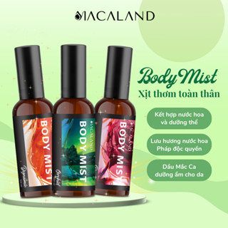   NEW VERSION  Body Mist xịt thơm toàn thân MACALAND 35ml 100ml hương thơm nước hoa Pháp lôi cuốn kết hợp dưỡng ẩm da 