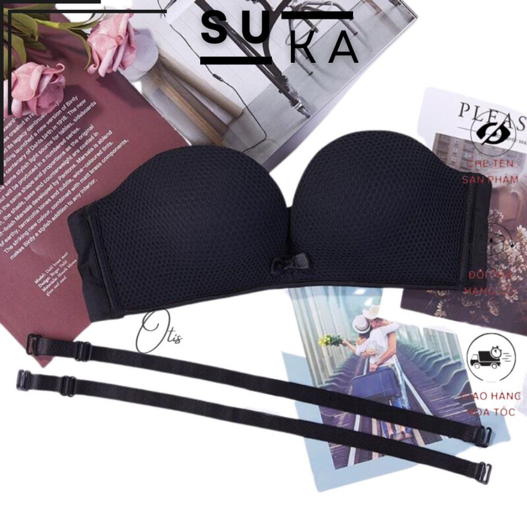 Áo ngực su siêu nâng cúp ngang chống tuột đệm bàn tay dày 3cm nâng độn tạo khe cao cấp K18