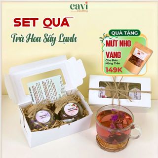 Set 2 Lọ Trà Hoa Sấy Lạnh, Trà Hoa Thảo Mộc, Tốt Cho Sức Khỏe, Thư Giãn Tinh Thần
