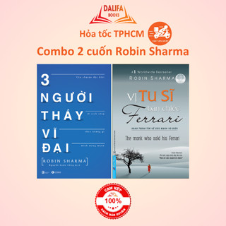 Sách Combo 2 Cuốn Của Robin Sharma: Vị Tu Sĩ Bán Chiếc Ferrari + Ba Người Thầy Vĩ Đại