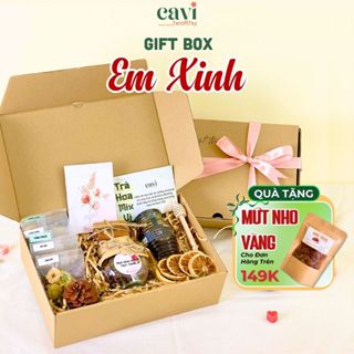 Set Quà Trà Thảo Mộc, Mật Ong, Muối Hồng, Nến Thơm, Set Quà Em Xinh Tặng Người Thân, Bạn Bè Và Người Yêu