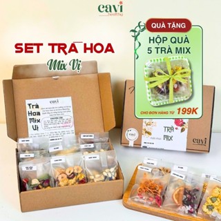 Set Trà Hoa Sấy Lạnh Mix 12 Vị, Thanh Nhiệt, Đẹp Da, Thư Giãn