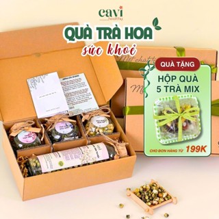 Hộp Quà Trà Hoa Sấy Lạnh Enjoy Tea, Set Lọ Trà Hoa, Quà Tặng Người Thân, Bạn Bè Và Người Yêu