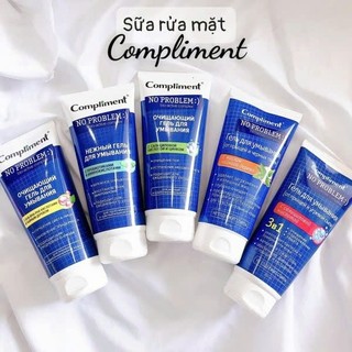 Gel sữa rửa mặt Compliment No Problem giảm mụn