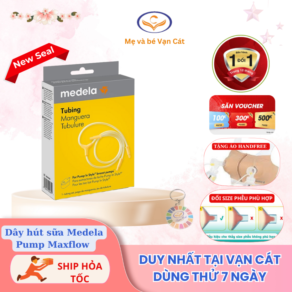 Dây hơi máy hút sữa pump maxflow new 100%